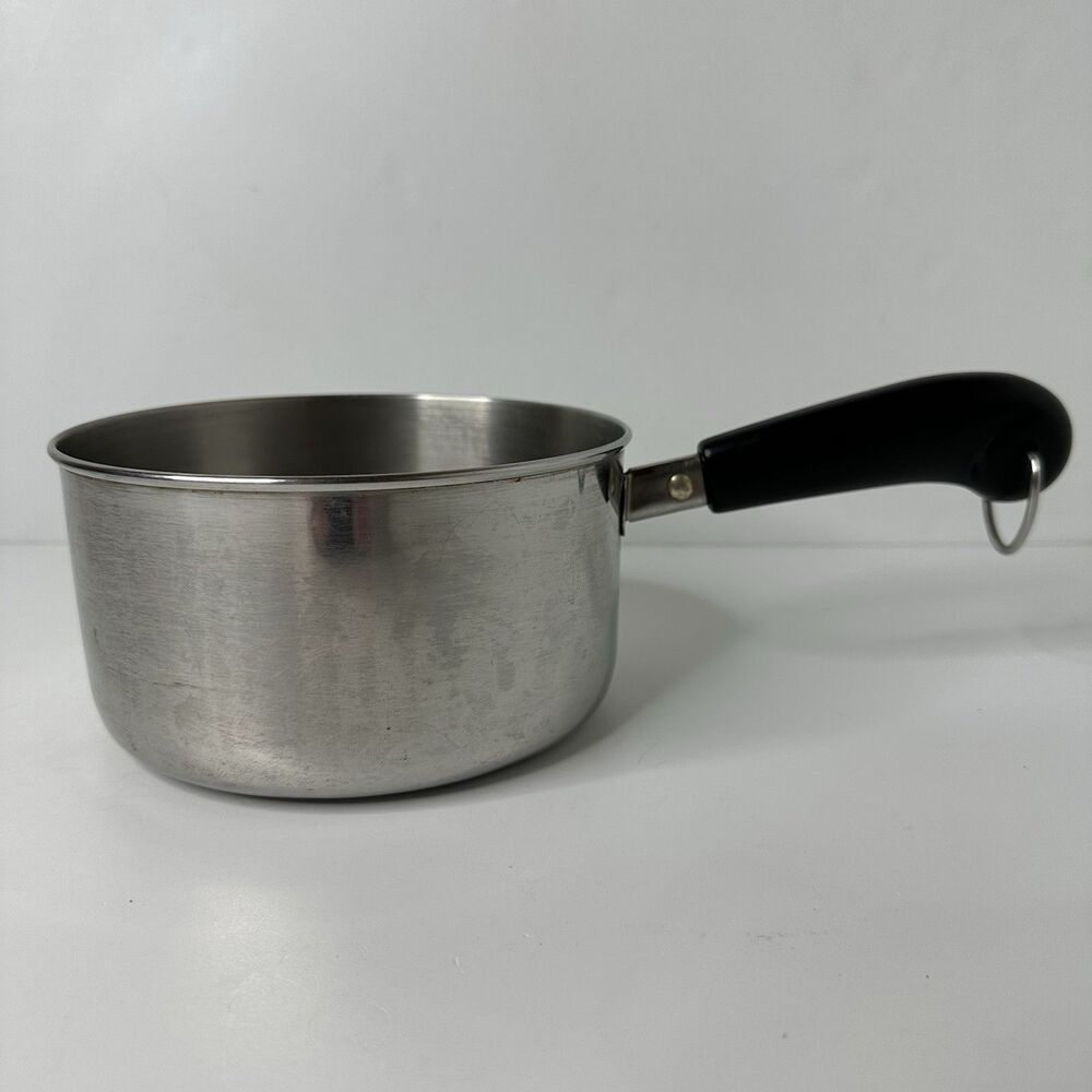 Revere Ware 1.5 Qt Sauce‎ Pan 18/10 Stainless Steel Indonesia Copper Bottom